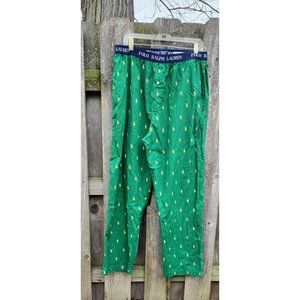 Mens Polo Ralph Lauren Sleep Pants Lounge All Over Pony Large